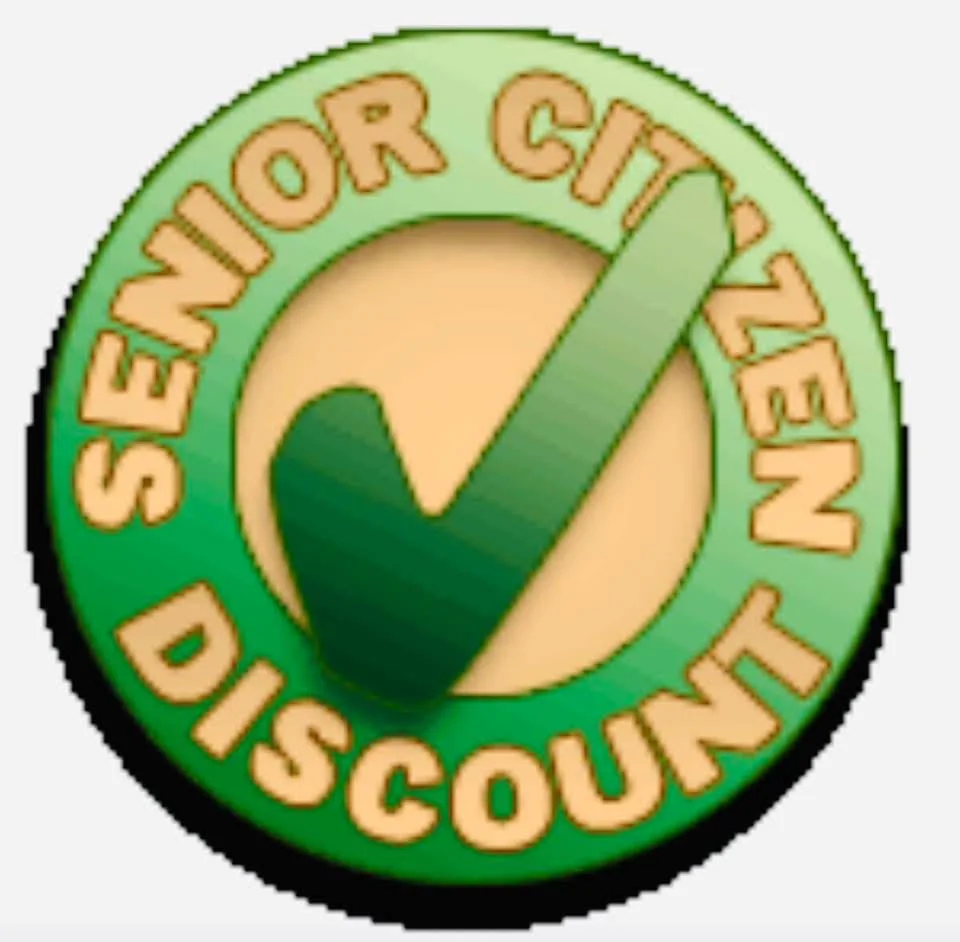Senior citizen discount